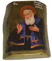 Ikona Święty Bogdan Leopold Mandić patron spowiedników Apostoł pojednania
