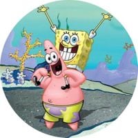 Opłatek na tort SpongeBob Kanciasto Głowy Postać Bajkowa