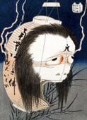 Plakat 13x18cm The Lantern Ghost, Iwa, Hokusai Japoński Vintage do Salonu