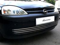 OPEL CORSA C 00-03 - Listwy CHROM Chromowane GRILL