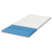 Materac nawierzchniowy 180x200 masujący Topper Visco nakładka 8 cm wygodny