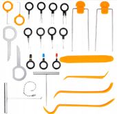 ZESTAW DO DEMONTAŻU WYJMOWANIA PINÓW RADIA I NAWIGACJI WYJMAKI KLUCZE VW