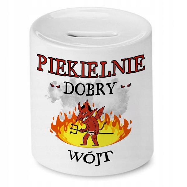 Skarbonka Dla Wójta Na Urodziny Na Prezent Z Nadrukiem Ze Zdjęciem zdjęcie 1