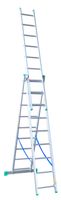 drabina aluminiowa 3-elementowa 589cm 9+9+9 szczebli - dr4209