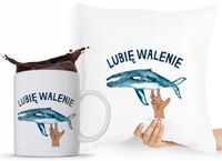 Zestaw Poduszka + Kubek Śmieszny Zabawny Prezent Z Nadrukiem Ze Zdjęciem