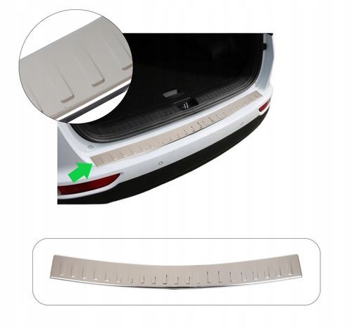 VW TOURAN 3 2010-2014 (1T3) Listwa Chrom Nakładka na Zderzak Tylni Ochrona na Arena.pl