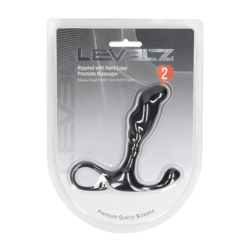 levelz rippled with hard loop silikonowy  prostaty czarny rozmiar s na Arena.pl