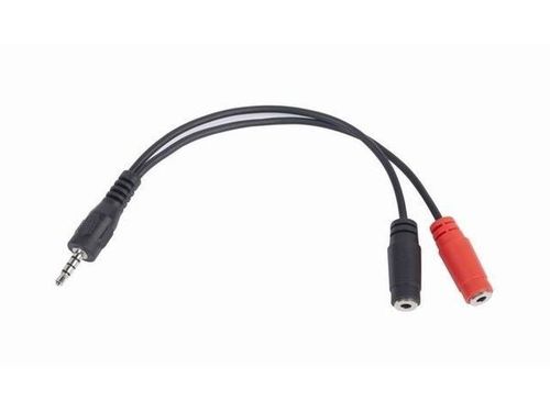 Adapter Jack Mini 4-Pin(M)->2x Jack Mini(F) 20cm na Arena.pl