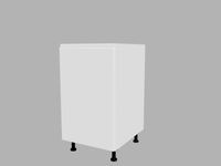 Szafka dolna 45 cm z drzwiami, podchwyt biały połysk, mat, kolory SIMPLE