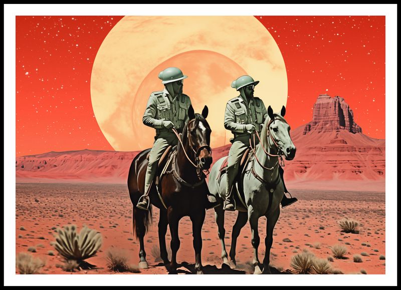 Plakat 100x70cm Patrol Kosmiczny zdjęcie 3