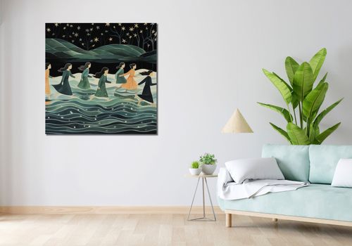 Obraz 100x100cm Nocna Procesja na Arena.pl