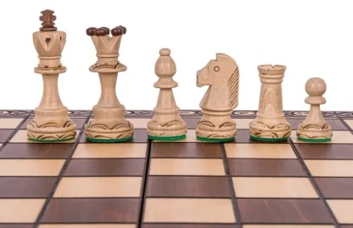 SQUARE - Szachy drewniane SENATOR Lux - 41 x 41 cm na Arena.pl