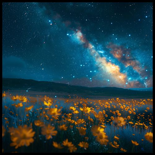 Plakat 100x100cm Nocne Niebiosa na Arena.pl