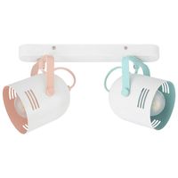 Sufitowa LAMPA plafon MINUET 7013 Rabalux regulowana OPRAWA reflektorki pastelowe biała miętowa różowa