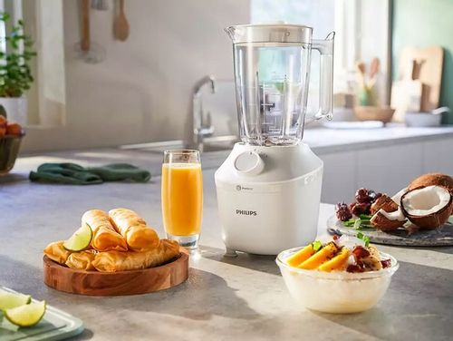 BLENDER KIELICHOWY PHILIPS HR2041/00 450W 1,9l KRUSZENIE LODU BIAŁY na Arena.pl