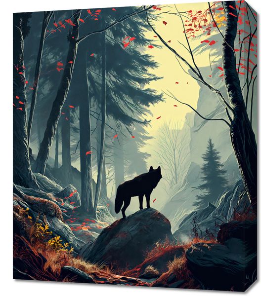 Obraz 50x60cm Leśne Echa zdjęcie 1