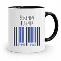 Dla Technika Kubek Czarny Prezent Z Nadrukiem Ze Zdjęciem