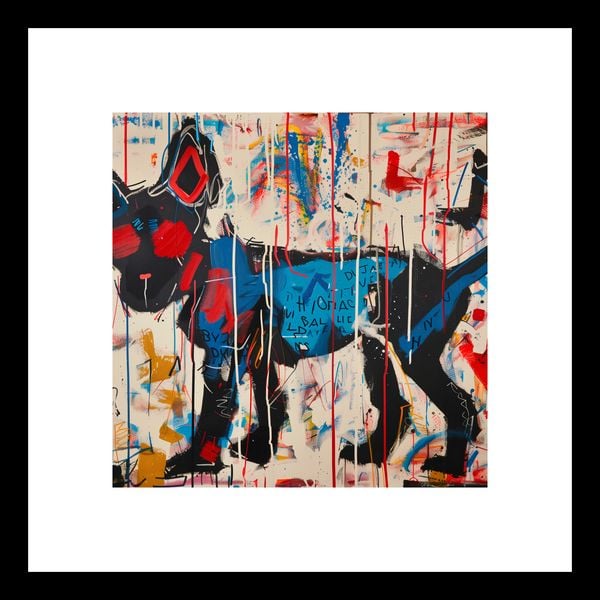 Plakat 20x20cm Miejski Pies zdjęcie 3