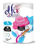 RĘCZNIK PAPIEROWY ELFI CELULOZA 50 ZRYWEK 2 ROLKI