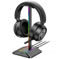 Stojak Mozos D12 STOJAK NA SŁUCHAWKI NAUSZNE RGB LED