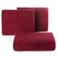 Jednokolorowy ręcznik frotte GADKI 50X100 bordowy