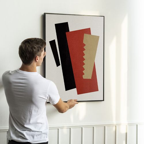 Plakat cyfrowy do wydruku kompozycja geometryczna na Arena.pl