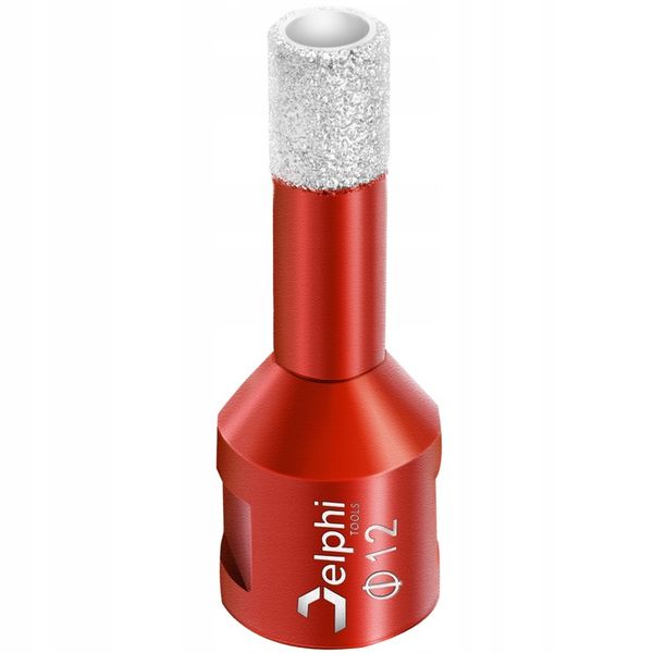 OTWORNICA DIAMENTOWA KORONKA DO GRESU Delphi GWINT M14 ZESTAW ⌀ 6,8,10,12mm zdjęcie 8