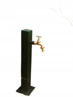 Kran ogrodowy YaPko Mini Czarny 1/2 mosiężny