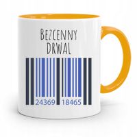 Dla Drwala Rębacza Kubek Żółty Prezent Na Urodziny Z Nadrukiem Ze Zdjęciem
