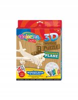 puzzle drewniane 3d samolot colorino