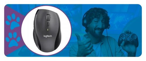 MYSZKA BEZPRZEWODOWA LOGITECH M705 MARATHON MYSZ OPTYCZNA KOMPUTEROWA na Arena.pl
