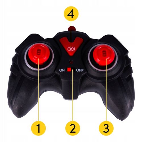 SAMOCHÓD TWISTER 360 ZDALNIE STEROWANY AKROBATA KASKADER AUTO LED PILOT RC na Arena.pl