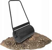 WALEC OGRODOWY DO TRAWY TRAWNIKA ZIEMI MURAWY METALOWY 42CM CZARNY