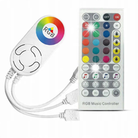 ZESTAW 2x TAŚMA LED RGB Z PILOTEM WiFi BLUETOOTH IP20 5m
