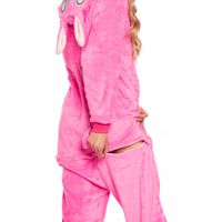 Piżama Damska Kombinezon Kigurumi Onesie Kostium Stich Różowy 175-185 cm XL