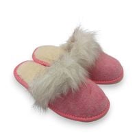 Kapcie Dziecięce Ciepłe Domowe Pantofle Filc Naturalny Lekkie Wygodne 30