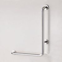 Poręcz prysznicowa L 70x50 cm stal nierdzewna lewa senior łazienka