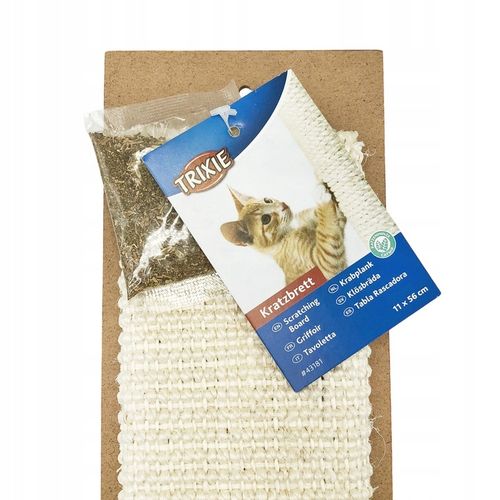 DRAPAK DLA KOTA NA ŚCIANĘ MEBLE DESKA DO DRAPANIA SIZAL KOCIMIĘTKA 56x11cm na Arena.pl