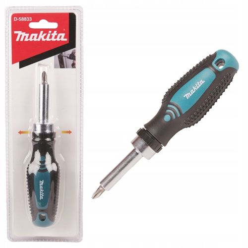 Makita Wkrętak z grzechotką D-58833 MAKITA PH2 + GRATIS Dodatkowy bit PZ2 na Arena.pl