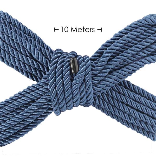 Polyester Bondage Rope - 32.8 Ft / 10 M - Navy Blue zdjęcie 2
