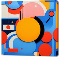 Obraz 100x100cm Kalejdoskop Emocji