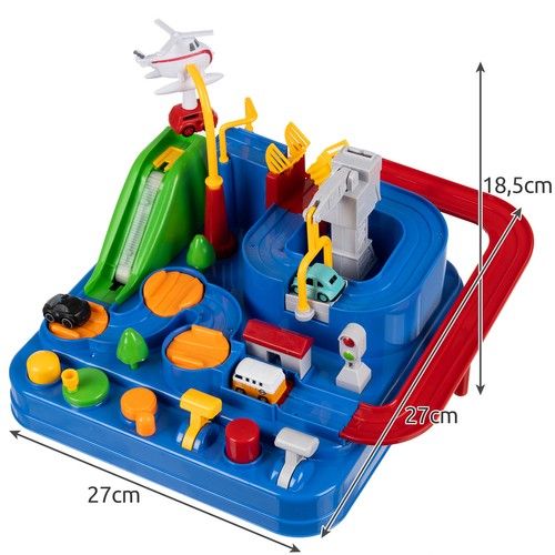 Tor Przeszkód Interaktywny dla Autek Zjazd Samochodowy + Auta Gra w Autka zdjęcie 4