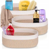 3x ORGANIZER BOHO DO PRZECHOWYWANIA ZABAWKI ŁAZIENKI PREMIUM KOSZ KOSZYK XL