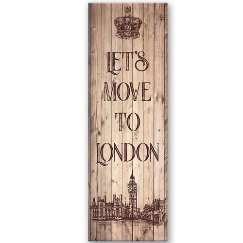 Deco Panel, Sentencja o londynie 40x120 na Arena.pl