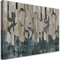 Emaga Obraz na płótnie, Abstrakcja roślinna natura - 90x60