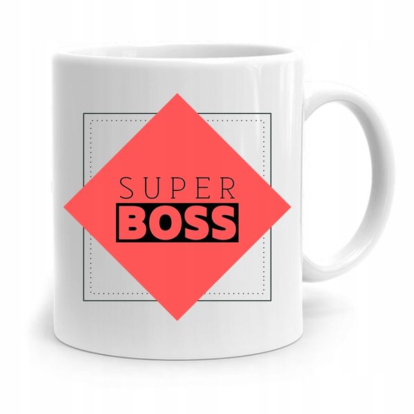 Kubek Prezent Dla Szefa Super Boss Z Nadrukiem Ze Zdjęciem zdjęcie 1