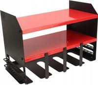 Półka wisząca metalowa na narzędzia 420×305×230 mm warsztat garaż