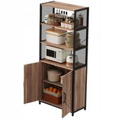 Kredens jasny brąz loft industrialny stojąca szafka regał komoda 151 cm
