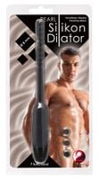 wibrujący dilator pearl you2toys czarny silikonowy 19 cm