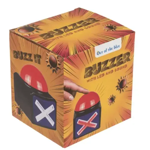 Przycisk Brzęczyk - Buzzer z Czerwonym Światłem i Dźwiękiem na Arena.pl